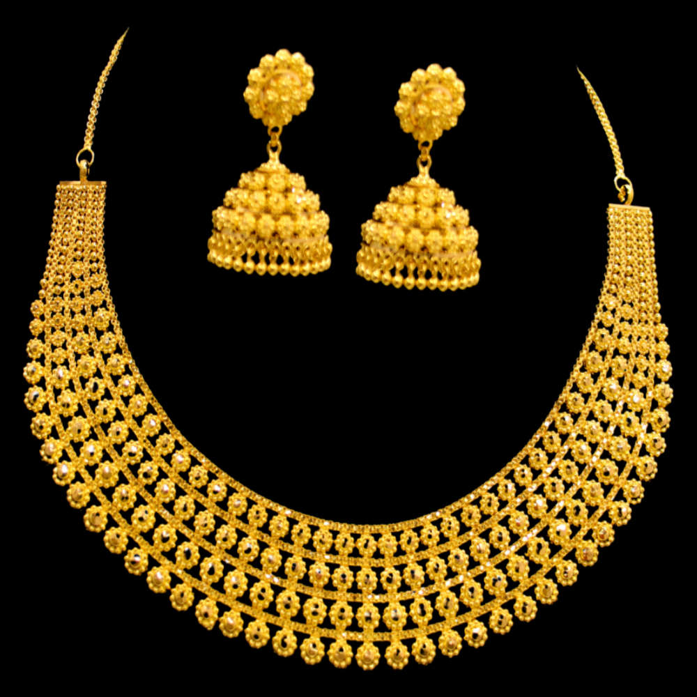 22K Gold Necklace Set